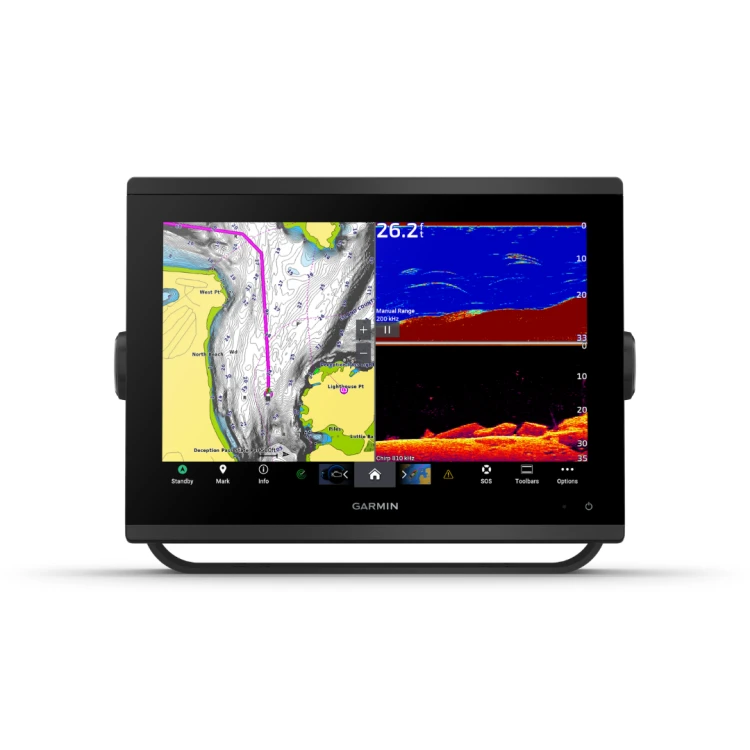 GARMIN GPSMAP 1223xsv – Echosonda 12" GPS CHIRP SideVü ClearVü LiveScope