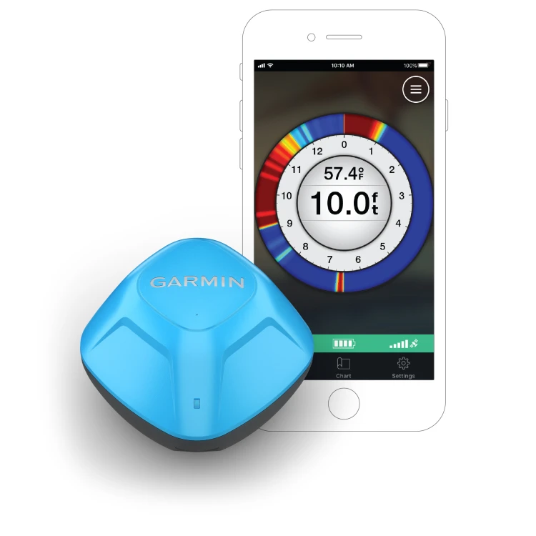 GARMIN STRIKER Cast GPS – bezprzewodowa echosonda do telefonu z GPS i mapami Quickdraw